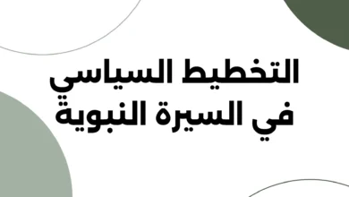 التخطيط السياسي في السيرة النبوية